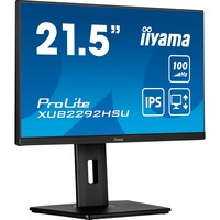 iiyama ProLite XUB2292HSU-B6, LED-Monitor 55 cm (22 Zoll), schwarz (matt), FullHD, IPS, AMD Free-Sync, 100Hz Panel