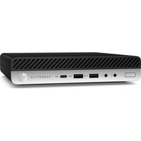 HP Elitedesk 800 G3 Generalüberholt, Mini-PC schwarz/silber, Windows 10 Pro 64-Bit