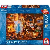 Schmidt Spiele Thomas Kinkade Studios: Disney Dreams Collection - Geppettos Pinocchio, Puzzle 1000 Teile