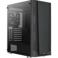 Aerocool Prism v1, Tower-Gehäuse schwarz, Tempered Glass