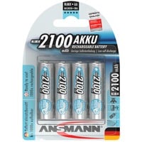 Ansmann maxE 2100mAh NiMh, Akku silber, 2x AA (Mignon)