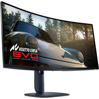 Dell Alienware AW3425DW QD-OLED, Gaming-Monitor 86.9 cm (34 Zoll), schwarz, WQHD, Curved, AlienFX Lighting, 240Hz Panel