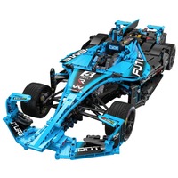 CaDA Electric Super Race Car, Konstruktionsspielzeug blau, Maßstab 1:8