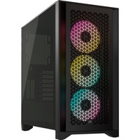 Corsair iCUE 4000D RGB AIRFLOW, Tower-Gehäuse schwarz, Tempered Glass