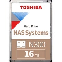 Toshiba N300 16 TB, Festplatte SATA 6 Gb/s, 3,5"