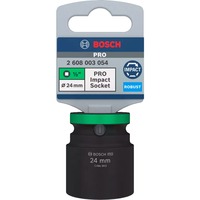 Bosch PRO Impact Steckschlüsseleinsatz 24mm, 1/2" schwarz, Standard