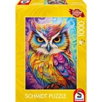 Schmidt Spiele Eule im Papageienkleid, Puzzle 1000 Teile