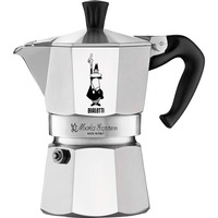 Bialetti Moka Express, Espressomaschine silber, 2 Tassen