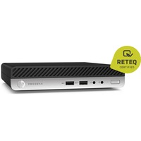 HP EliteDesk 800 G4 DM Generalüberholt, Mini-PC schwarz/silber, Windows 10 Pro 64-Bit