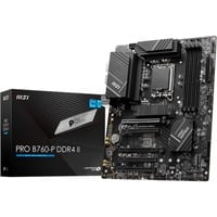 MSI MSI PRO B760-P II, Mainboard schwarz