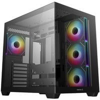 DeepCool CG530 4F , Tower-Gehäuse schwarz, Tempered Glass x 2