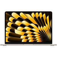 Apple MacBook Air 34,5 cm (13,6"), Notebook champagner, 16 GB, 512 GB SSD, Polarstern, M3, 8-Core GPU, macOS, Deutsch