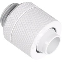 Alphacool Eiszapfen 13/10mm Anschraubtülle G1/4 - White, Verbindung weiß, für weiche Schläuche (PVC, Silikon, Neoprene)