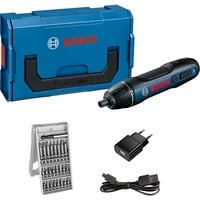 Bosch GO Professional Akkuschrauber, 3,6Volt blau/schwarz, L-BOXX Mini