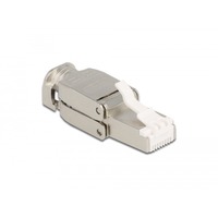 DeLOCK RJ-45 Stecker Cat.6a STP, werkzeugfrei 1 Stück