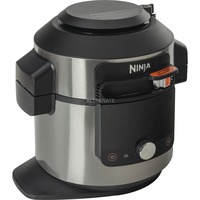 Ninja Foodi 14-in-1 SmartLid Multikocher edelstahl/schwarz, 1.760 Watt, 7,5 Liter