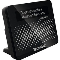 TechniSat Cablestar 100, Radio schwarz, Kabel-Radio (DVB-C), Fernbedienung