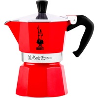 Bialetti Moka Express, Espressomaschine rot, 3 Tassen