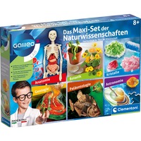 Clementoni Das Maxi-Set der Naturwissenschaften, Experimentierkasten 