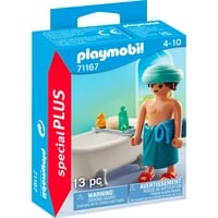 PLAYMOBIL 71167 specialPLUS Mann in der Badewanne, Konstruktionsspielzeug 