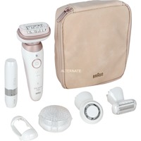 Braun Silk-épil 9-360 3D SensoSmart, Epiliergerät weiß/roségold