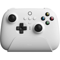 8BitDo Ultimate 2.4G, Gamepad weiß, Hall Effect Joysticks, inkl. Ladestation