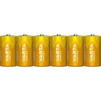 VARTA Longlife, Batterie 6 Stück, C