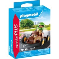 PLAYMOBIL 71480 specialPLUS Kind mit Kart, Konstruktionsspielzeug 