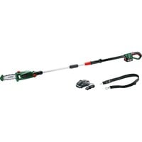 Bosch Akku-Hochentaster UniversalChainPole 18, 18Volt grün/schwarz, Li-Ionen Akku 2,5Ah, POWER FOR ALL ALLIANCE