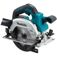 Makita Akku-Handkreissäge DHS661ZU, 18Volt blau/schwarz, ohne Akku und Ladegerät, inkl. Funkadapter