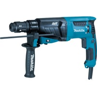 Makita Kombihammer HR2631FTJ SDS-PLUS, Bohrhammer blau/schwarz, Alukoffer, 800 Watt