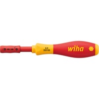 Wiha Schraubendreher-Bithalter SoftFinish electric slimVario rot/gelb, für 6mm slimBits