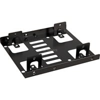 DeLOCK Einbaurahmen 3.5" > 2 x 2.5" HDD schwarz