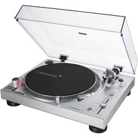 Audio-Technica AT-LP120XUSB, Plattenspieler silber, Phono-Vorverstärker, USB-Anschluss