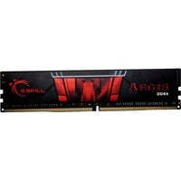 G.Skill DIMM 16 GB DDR4-2400  , Arbeitsspeicher schwarz, F4-2400C15S-16GIS, Aegis, INTEL XMP