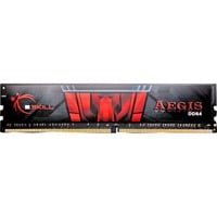 G.Skill DIMM 8 GB DDR4-2400  , Arbeitsspeicher F4-2400C15S-8GIS, Aegis, INTEL XMP