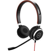 Jabra Evolve 40 MS Duo, Headset schwarz/silber