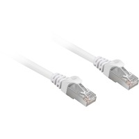 Sharkoon Patchkabel RJ45 Cat.6a SFTP weiß, 5 Meter, LSOH (Halogenfrei)