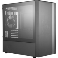 Cooler Master MasterBox NR400, Tower-Gehäuse schwarz, Tempered Glass, Version ohne optischen Laufwerkssschacht