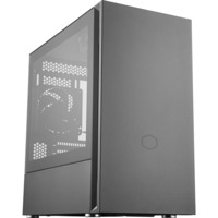 Cooler Master Silencio S400, Tower-Gehäuse schwarz, Tempered Glass